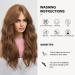 Oefei 24-Inch Long Wavy Brown Wig with Ponytail - Natural Heat-Resistant Synthetic Hair for Women | Ideal for Daily Wear Parties & Cosplay - Buy Online on GoSupps.com