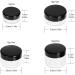 Buy 20 Pcs Black Plastic Jars (5g 10g 15g 20g) - Empty Travel Cream Containers for Lip Balm Lotion Nail Art and Cosmetics - International Shipping Available - Buy Online on GoSupps.com
