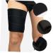 KALLORY Hamstring Sleeve Bands - Hip Pain Belt & Stabilizer | Compression Sleeve for Men & Women | Thigh Protectors & Leg Guards - 81X20X0.5CM Black - Buy Online on GoSupps.com