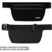 PaceArm Running Fanny Pack - Bounce Free, Water Resistant Waist Pack for Phones - Black - Buy Online on GoSupps.com