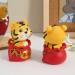 ORFOFE Kids Playset 1pc Year of The Tiger Bobble Head Ornament Red Lucky Bag Office Purse Resin Children Toys Red 6X6X9.5CM - Buy Online on GoSupps.com