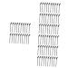 Ipetboom 200 Pcs Elbow Mascara Brush Accessories for Teen Girls Makeup Mascara Makeup Travel 9.7x0.6cmx4pcs Blackx4pcs