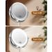 Benbilry LED Makeup Mirror with Lights | 1x/10x Magnifying Vanity Mirror | Dual Power Supply | 360 Swivel Standing Shaving Mirror | Bathroom Light Up Mirror - Silver - Buy Online on GoSupps.com