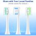 OralClass Electric Toothbrush Replacement Heads - 12 Pack Compatible with Sonicare, Medium to Soft Brush Refills for Philips Sonic Care Click on Handles - Buy Online on GoSupps.com