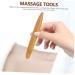 BCOATH Multi-Purpose Acupressure Stick & Face Massage Tools - 2 Piece Set for Neck & Shoulder Relief | Premium Wooden Roller - 11.5x1.5cm Light Brown - Buy Online on GoSupps.com