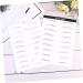 FOMIYES 2 Pairs Adhesive Eyebrow Template Artificial Eyebrow Patch Eyebrow Stickers Makeup Tools 6d Simple 1 count (Pack of 1) Black 003 - Buy Online on GoSupps.com