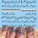 Musical Instrument Nail Art Stickers - 3D Self-Adhesive Decals for Manicure - Guitar, Piano, Microphone Design - 12 Sheets for Women, Girls, Kids - Buy Online on GoSupps.com