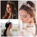 Baroque Gold Crystal Pearl Wedding Crown Tiara for Women and Girls - Elegant Rhinestone Hair Accessories - Buy Online on GoSupps.com
