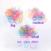 1000pcs Multi Candy Color Baby Girl's Hair Ties Elastic Bands - Medium Size (Pack of 1000) - Small Circle Multicolor - Buy Online on GoSupps.com