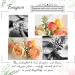Fangsen Boho Silver Wedding Rose Flower Comb - Orange Floral Headpiece for Brides - Buy Online on GoSupps.com