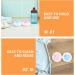 6pi ces Houppette pour Corps Gar on Fille Douce Lavable Applicateur Poudre Compacte R partition Uniforme Soins Change - Buy Online on GoSupps.com