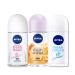 NIVEA FRESH SERIES NATURAL ORANGE AND FRESH FLOWER ROLL-ON FREE ALCOHOL ANTIPERSPIRANT DEODORANT 48 HOURS PROTECTION 1.7 OZ (FRESH SERIES PACK OF 3)
