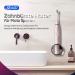 Buy Seago Electric Toothbrush - 40 000 VPM 8 Tips Pressure Sensor 5 Modes Rechargeable with Travel Case - Pink | International Shipping Available - Buy Online on GoSupps.com