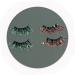 FRCOLOR 6 Pairs Fake Eyelashes Cosmetic Fake Lashes Colored Lash Adhesives False Eyelashes Segmented False Eyelashes Glitter Lashes Glitter Eye Lashes Faux Lashes Christmas Miss Fiber - Buy Online on GoSupps.com