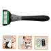 1 Set Razor Shavers for Men - Stainless Steel Manual Hair Clippers with Rubber Handle - Perfect for Smooth Shaving - Buy Online on GoSupps.com