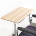 SilteD Wheelchair Lap Universal Trays Desk Fit Wheelchair Aessories Dining Table Removable Wooden Wheelchair Tray Suitable for Eating Reading & Resting withcardslot (Coffeecolor)
