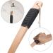 Long Handle Shower Sponge with Back Scrubber Brush, 2 Body Wash Puffs - Black Loofah Bath Sponges for Exfoliation | Men, Women, Elderly - Buy Online on GoSupps.com