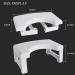 Foldable Toilet Stool with Scented Bead Box - 7-inch Height, Bathroom Step Riser for Adults and Toddlers - White - Buy Online on GoSupps.com