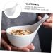 Alipis Sauce Dish Food Tray Jewelry Tray Tea Creamer Pitcher Fruit Tray Dip Bowls Sauce Bowl re-usable 17.00X11.00X6.00CM White - Buy Online on GoSupps.com