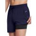 BALEAF Men's 5 Inch Inseam Swim Trunks with Compression Liner Quick Dry 2 in 1 Swim Shorts with Pockets Large Dark Blue