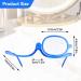Agate Magnification Makeup Glasses | Rotating Foldable Reading Glasses for Women - Unidirectional Enlargement in Blue - Buy Online on GoSupps.com