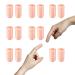 Gel Finger Cots with Air Holes, Finger Protectors (14 PCS) Breathable Silicone Finger Caps, Finger Sleeves Fingertips Protection for Eczema Wounds Cracking Blisters Broken Arthritis Trigger Finger Beige