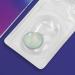 Buy Glamlens Elly Blue Natural Silicone Comfort Contact Lenses - 1 Pair (14mm 0.00) - Strong Coverage International Shipping - Buy Online on GoSupps.com
