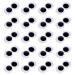 40 Pieces 1.57" (4cm) Round Wiggle Eyes with Self Adhesive Wiggle Googly Eyes Big Wiggle Eyes for DIY Scrapbooking Crafts Toy