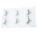 minkissy 6 Pairs Sequin False Eyelashes Colored Lashes Natural False Lashes Colored Eyelashes Fake Lashes Natural Color Lashes Lashes with Pride Makeup Miss Cosplay Cosmetic Imitation