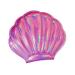 Luxshiny Seashell Mirror  Foldable Hand Held Mirror Portable Mirror Compact Double Sided Foldable Mirror for Makeup (Rosy)