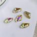 FEIlei 10x Water Droplet Nail Charms Pointed Back Nail Art Charm Heart Nail Rhinestones - Buy Online on GoSupps.com