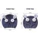 2-Piece Dark Blue Microfiber Hair Towel Set | Quick Drying Soft Hair Turban & Bathing Hat | Absorbent Hair Dryer Cloth for Fast Drying - Buy Online on GoSupps.com