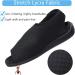 MEJORMEN Women's Diabetic Slippers - Extra Wide Width, Adjustable Strap, Open Toe Walking Shoes - Ideal for Diabetic, Edema, Swollen Feet, Plantar Fasciitis, Elderly - Size 8, Black - Buy Online on GoSupps.com