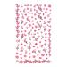 DIY For Manicure Summer Sliders Cherry Blossoms 3D Water Transfer Nail Art Sticker Pink(F129)