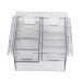 Clipper Comb Holder Guide Comb Storage Box Limit Comb Storage Box Salon Hair Clipper Positioning Caliper Comb Partition Organizer Case for Hair Trimmer(#1)