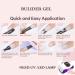KANORINE 8-in-1 Neutral Nude Brown Gel Nail Builder - Nail Strengthener and Extension Gel Builder - 15ML Bottle - Buy Online on GoSupps.com