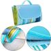 K Y KANGYUN Beach Blanket 80x60 - Waterproof & Sand Proof Outdoor Picnic Mat for Family, Park, Beach - Lightweight & Portable Camping Blanket (Blue Line) - Buy Online on GoSupps.com