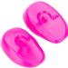 Fovolat Silicone Ear Covers Ear Shield Earmuffs Protective Cover - Waterproof Hair Perm Shield Hair Dye Earmuffs Ear Protectors Silicone Reusable Hair Styling Tools Pink - Buy Online on GoSupps.com