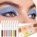 Eyeshadow Primer Set 4 Colors Matte Liquid Eyeshadow for Smooth Neutral Creamy Eyeshadow Set Lightweight High-pigmented and - (Color: 2 Style A) 2 / Style a - Buy Online on GoSupps.com