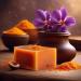 Cielche Hnadmade Saffron Soap Bar 150 gr Wrinkles Acne And Pimples Moisture Balance Birthmarks Sunspots Repair