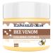 Bee Venom Soothing Cream - Organic Natural Gentle Manuka Honey addeda Soothes Psoriasis Ringworm Jock Itch Rash Dry Skin Feet Hand Whole Body Adults & Children 4 Fl Oz (Pack of 1)