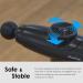 Maxfree Massage Gun for Neck & Back - Deep Tissue Percussion Muscle Massager for Athletes - EM-12 (Black) - Buy Online on GoSupps.com
