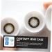 Buy Healvian 9-Sentence Contact Lens Container Set - Stylish Travel Kit for Women Colorful Eyes Case & Makeup Organizer - Glossy Small Storage Box for Contact Lenses - Buy Online on GoSupps.com