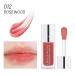 Hydrating Lip Oil Set - Plumping Gloss & Nourishing Mask - Non-Sticky Tinted Lip Care with Big Brush Head - Rosewood & Cherry Shades - Buy Online on GoSupps.com