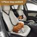 65-100cm Adjustable Dog Seat Belt for Cars UK Black Elastic and Crushioning Dog Car Harness with Headrest Safety Clip Durable and Heavy Duty - Buy Online on GoSupps.com
