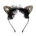 Mesh Cat Ear Headbands for Festival Wedding Party Exquisite Workmanship M Other Gemstones