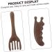 2 pi ces Peigne Massage Bois de Santal avec Manche et Gua Sha Soins Chevelu Acupression Peigne D m lant Doux pour Pelliculaire et Am lioration Du Sommeil - Buy Online on GoSupps.com