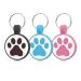 Whoseid QR code Cat brand modifiable pet online profile multiple emergency contact silent silicone cat brand no jinging collar accessories personalized cat brand for small small breeds-1 "Black & Rose & Blue