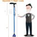 Folding Walking Cane with LED Light - Blue - Adjustable Stick for Men/Women - Includes Carrying Bag - Ideal for 4'9''-5'6'' Height - Buy Online on GoSupps.com