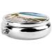 Beach Scenery Mini Round Pill Box - 3 Compartment Portable Pill Organizer for Travel Home & Office - Buy Online on GoSupps.com
